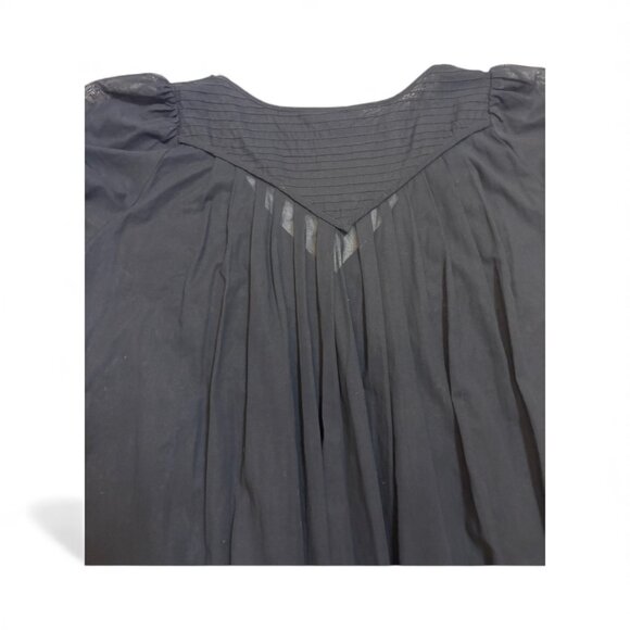 French Connection Black Sheer Casual Dress - Picture 4 of 6